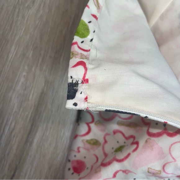 Tibi Women’s Size 4 Floral Lace Pleated Midi Skirt Cotton Lined Multi Color - Picture 8 of 13